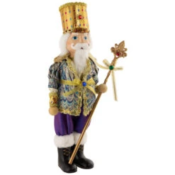 Northlight Nutcracker With Jeweled Scepter Christmas Figure - 16" -Northlight Christmas northlight e95951 02 32620.1720742957