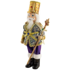 Northlight Nutcracker With Jeweled Scepter Christmas Figure - 16" -Northlight Christmas northlight e95951 03 65039.1720742956