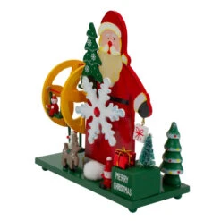 Northlight Santa Claus Wonderland Christmas Musical Decoration - 9.5" - Red And Green -Northlight Christmas northlight f00107 3 86642.1665611938