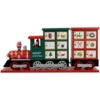 16.5" Locomotive Train Wooden Christmas Advent Calendar -Northlight Christmas northlight f03799 01 92620.1694101349