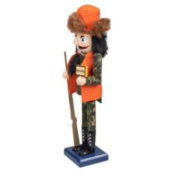 Northlight 15" Orange And Green "Gone Hunting" Christmas Nutcracker In Camouflage -Northlight Christmas northlight f85995 1 57859.1598489667