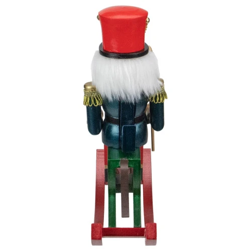 Northlight 11.5 Red And Blue Christmas Nutcracker Soldier On Rocking Horse 7 Northlight 11.5 Red And Blue Christmas Nutcracker Soldier On Rocking Horse - Image 5