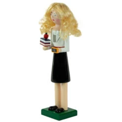 Northlight 14" Black And White Wooden Teacher Christmas Nutcracker -Northlight Christmas northlight f92062 3 81729.1665519681