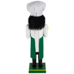 Northlight 14" Green And White Wooden Christmas Nutcracker Pizza Maker -Northlight Christmas northlight f92067 3 12178.1665610756