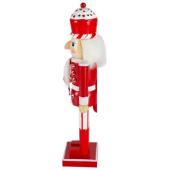 Northlight 14" Red And White Wooden Candy Cane King Christmas Nutcracker -Northlight Christmas northlight f92069 2 54950.1665173705