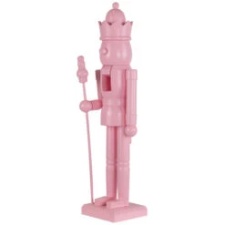 Northlight Nutcracker King With Scepter And Crown Standing Christmas Figure - 15" - Pink -Northlight Christmas northlight f96456 05 32109.1726712133
