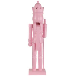 Northlight Nutcracker King With Scepter And Crown Standing Christmas Figure - 15" - Pink -Northlight Christmas northlight f96456 07 97432.1726712133