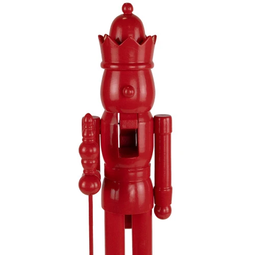 Northlight Nutcracker King With Crown And Scepter Standing Christmas Figure - 15" - Red 7 Northlight Nutcracker King With Crown And Scepter Standing Christmas Figure - 15" - Red - Image 5