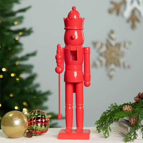 Northlight Nutcracker King With Crown And Scepter Standing Christmas Figure - 15" - Red 3 Northlight Nutcracker King With Crown And Scepter Standing Christmas Figure - 15" - Red