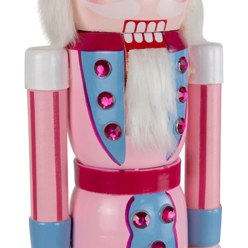 Northlight Cake King Nutcracker Christmas Figure - 15" - Pink And Blue 8 Northlight Cake King Nutcracker Christmas Figure - 15" - Pink And Blue - Image 6