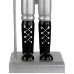 Northlight Jeweled Christmas Nutcracker Figure - 14" - Silver And Black -Northlight Christmas northlight f96467 02 46767.1726712133