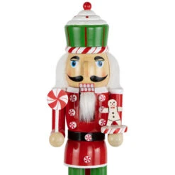 Northlight Peppermint Candy Nutcracker Christmas Figure - 15" - Red And Green -Northlight Christmas northlight f96469 02 1 64592.1726712129