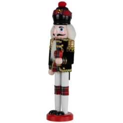 Northlight Mini Bagpiper Nutcracker Christmas Figure - 12" - Black And Red -Northlight Christmas northlight f96474 02 30764.1726712129
