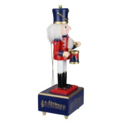 Northlight Nutcracker Drummer Animated And Musical Christmas Figure - 12" - Red And Navy -Northlight Christmas northlight f97115 1 42598.1685625088