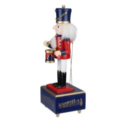 Northlight Nutcracker Drummer Animated And Musical Christmas Figure - 12" - Red And Navy -Northlight Christmas northlight f97115 3 74616.1685625088