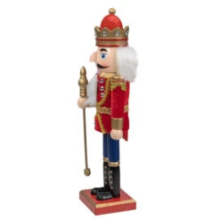 Northlight Traditional Christmas Nutcracker King With Scepter Figurine - 14" - Red And Gold -Northlight Christmas northlight f97125 1 12095.1664901051