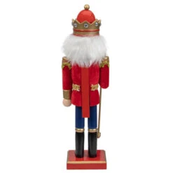Northlight Traditional Christmas Nutcracker King With Scepter Figurine - 14" - Red And Gold -Northlight Christmas northlight f97125 2 10577.1598489669