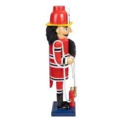 Northlight 14 Red Wooden Fireman With Hose Christmas Nutcracker -Northlight Christmas northlight f97128 02 30453.1665346440