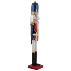 Northlight 48.25" Blue And White Christmas Nutcracker Soldier With Sword -Northlight Christmas northlight f97145 2 70095.1665519662