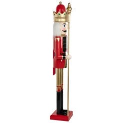 Northlight Commercial Size Christmas Nutcracker King With Scepter - 6' - Red, Black And Gold 9 Northlight Commercial Size Christmas Nutcracker King With Scepter - 6' - Red, Black And Gold -Northlight Christmas northlight f97149 2 82522.1665519675