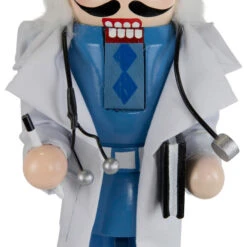 Northlight Doctor With Stethoscope Wooden Christmas Nutcracker - 14" -Northlight Christmas northlight f97153 04 02788.1726712140