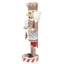 14" Beige And Red Gingerbread Chef Christmas Nutcracker -Northlight Christmas northlight f97200 1 01443.1665260246