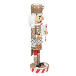 14" Beige And Red Gingerbread Chef Christmas Nutcracker -Northlight Christmas northlight f97200 3 41290.1665260246