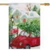 Northlight Red Car And Christmas Tree Outdoor House Flag 20" X 48" 2 Northlight Red Car And Christmas Tree Outdoor House Flag 20" X 48" -Northlight Christmas northlight fg91395 fg91414 large 1 80317.1602035319