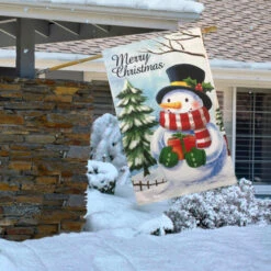 Northlight Merry Christmas And Snowman Outdoor House Flag 28" X 40" 7 Northlight Merry Christmas And Snowman Outdoor House Flag 28" X 40" -Northlight Christmas northlight fg91399 fg91418 large 3 20548.1601688798