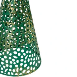 Christmas Cone Trees - 16" - Green And Gold - Set Of 3 -Northlight Christmas northlight fh26919 2 35888.1665611631