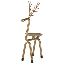 Northlight 10.25" Small Bronze Reindeer Christmas Pillar Candle Holder -Northlight Christmas northlight fh93182 2 88108.1647652761