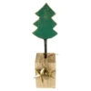 Northlight Metal Tree With Stars And Chunky Wooden Base Christmas Decoration - 16.75" - Green -Northlight Christmas northlight fh93186 1updated 67738.1647652765