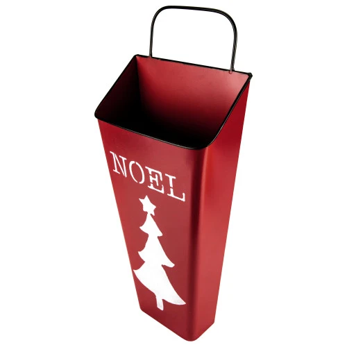 Set Of 2 Red Noel And Green Joy Christmas Container Wall Hangings 19.75" 6 Set Of 2 Red Noel And Green Joy Christmas Container Wall Hangings 19.75" - Image 4