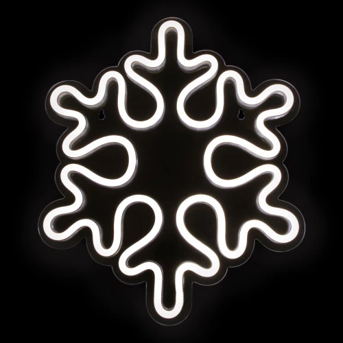 Northlight 15" White LED Lighted Neon Style Snowflake Christmas Window Silhouette 3 Northlight 15" White LED Lighted Neon Style Snowflake Christmas Window Silhouette