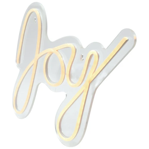 Northlight 15" White LED Lighted "Joy" Neon Style Christmas Sign 7 Northlight 15" White LED Lighted "Joy" Neon Style Christmas Sign - Image 5