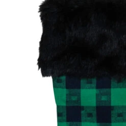 Northlight 20" Green And Black Plaid Christmas Stocking -Northlight Christmas northlight fo26654 1 58995.1608349774