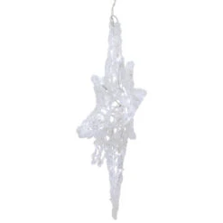 24" Pure White LED Twinkle Bethlehem Star Hanging Christmas Decoration -Northlight Christmas northlight gv94137 3 96210.1702315857