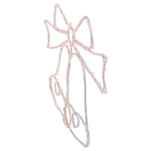 Northlight 23" LED Lighted Bow 4 Function Christmas Window Silhouette 7 Northlight 23" LED Lighted Bow 4 Function Christmas Window Silhouette - Image 5