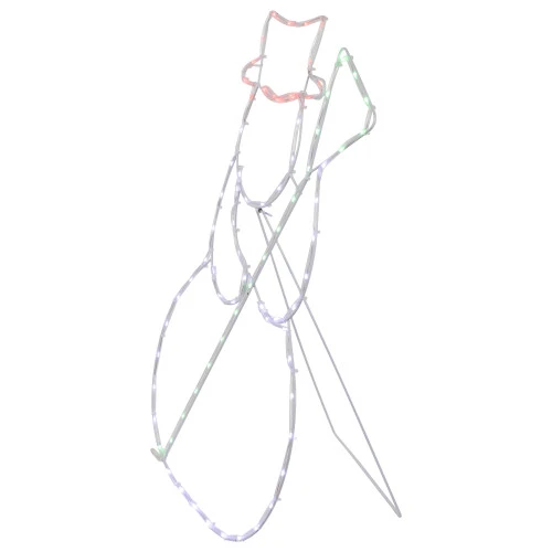 Northlight 28" Lighted Standing Snowman Silhouette Outdoor Christmas Decoration 8 Northlight 28" Lighted Standing Snowman Silhouette Outdoor Christmas Decoration - Image 6