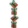 Northlight Lighted Tinsel Stacked Gift Boxes Outdoor Christmas Decoration - 44" - Clear Lights -Northlight Christmas northlight h83203 01 70611.1689172435