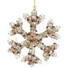 Northlight 19" Lighted Silver Glittered Berry Rattan Snowflake Christmas Window Decoration -Northlight Christmas northlight h85240 01 56753.1689863895