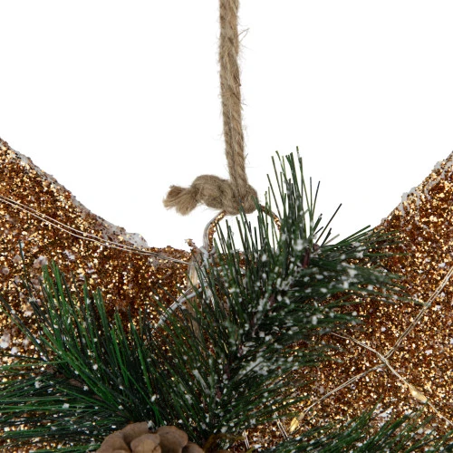 Northlight 23" LED Lighted Champagne Gold Ombre Mesh Bow Christmas Decoration 7 Northlight 23" LED Lighted Champagne Gold Ombre Mesh Bow Christmas Decoration - Image 5