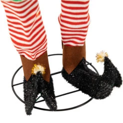 Northlight 34.25" LED Lighted Elf Holding Christmas Lights Outdoor Yard Decoration -Northlight Christmas northlight h94623 06 53048.1692976926