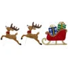 Northlight Set Of 3 Lighted Reindeer And Sleigh Outdoor Christmas Decoration 25.25" -Northlight Christmas northlight h94628 01 00375.1696522475