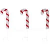 Northlight Lighted Candy Cane Christmas Pathway Lawn Stakes - 20" - Set Of 3 -Northlight Christmas northlight h95894 001 83872.1722387423
