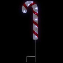 Northlight Lighted Candy Cane Christmas Pathway Lawn Stakes - 20" - Set Of 3 -Northlight Christmas northlight h95894 onblack 01 26664.1722387423
