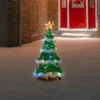 Northlight Lighted Christmas Tree Outdoor Yard Decoration - 50" - Green - Multi-Color LED -Northlight Christmas northlight h95914 styled 44873.1727317580