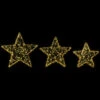 Northlight LED Lighted Stars Outdoor Christmas Decorations - 14" - Gold - Set Of 3 -Northlight Christmas northlight h96323 onblack 01 50638.1724289800