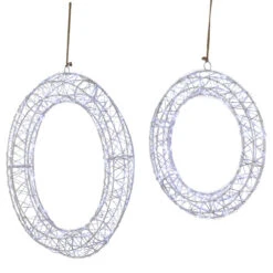 Northlight LED Lighted Hanging Christmas Wreath Decorations - 18" - Set Of 2 - Cool White Lights 13 Northlight LED Lighted Hanging Christmas Wreath Decorations - 18" - Set Of 2 - Cool White Lights -Northlight Christmas northlight h96326 03 88127.1722387422