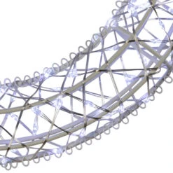 Northlight LED Lighted Hanging Christmas Wreath Decorations - 18" - Set Of 2 - Cool White Lights 15 Northlight LED Lighted Hanging Christmas Wreath Decorations - 18" - Set Of 2 - Cool White Lights -Northlight Christmas northlight h96326 05 12433.1722387427